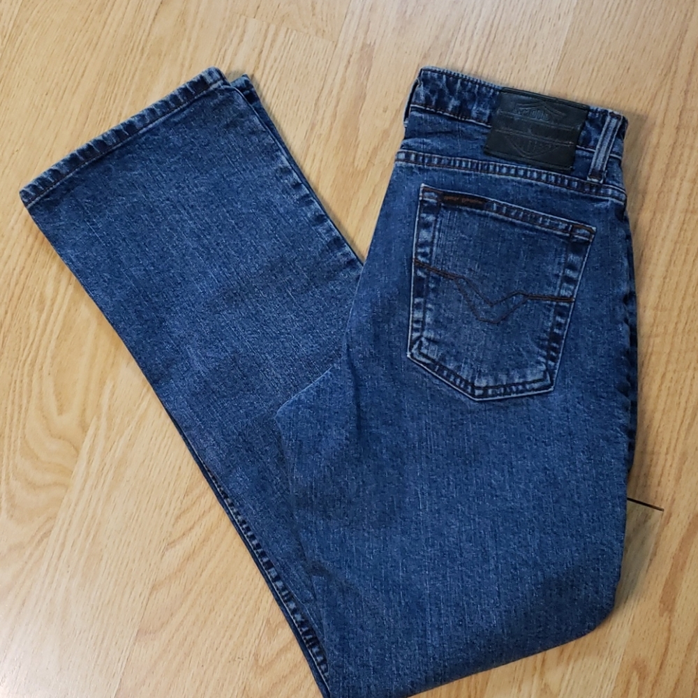 Harley jeans size 8. Boot cut